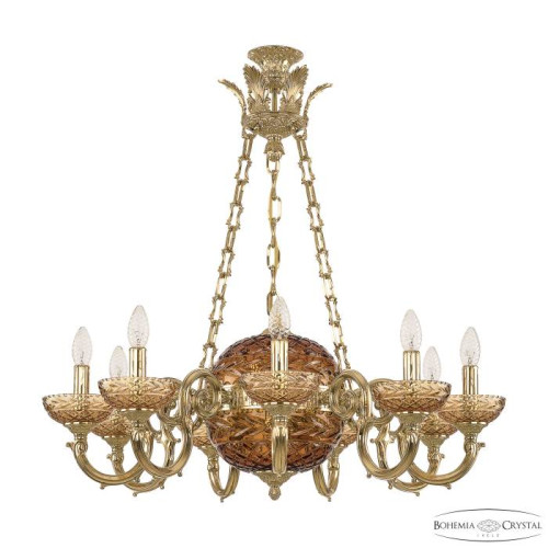 Подвесная люстра Bohemia Verona 72003P/9/210 G P Amber/M-1F Y8