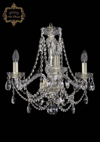 Подвесная хрустальная люстра 11.25 Art Classic 11.25.3.165.Gd.Sp