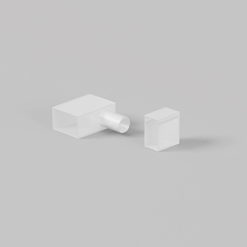 Заглушки для гибкого неона 12x6 мм 2 шт. (выход вверх/вниз) Maytoni Изгиб поперек оптической оси 432032