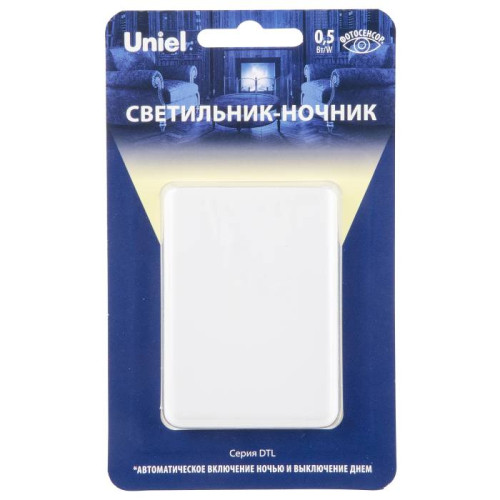 Детский ночник Uniel DTL-320 Прямоугольник/White/Sensor