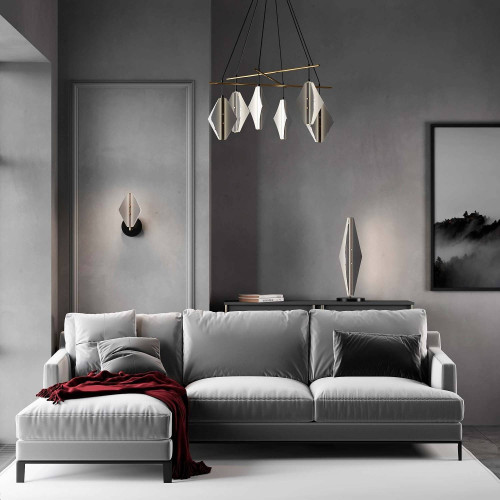 Подвесная люстра Eurosvet Glare 301054 LED латунь