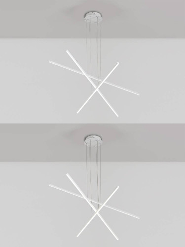 Подвесная люстра Natali Kovaltseva LEDLIGHT LED LAMPS 81106/3C