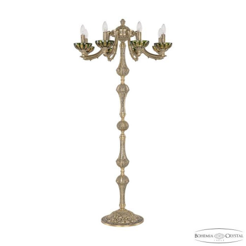 Торшер Bohemia Verona 72009T/8/210 FP P Amber-Green/H-1H