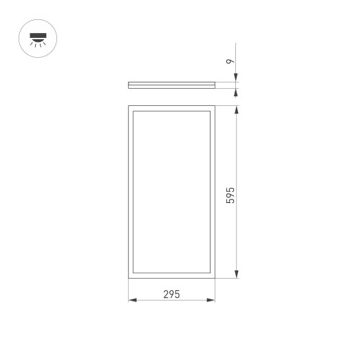 Светодиодная панель Arlight Intenso 036230