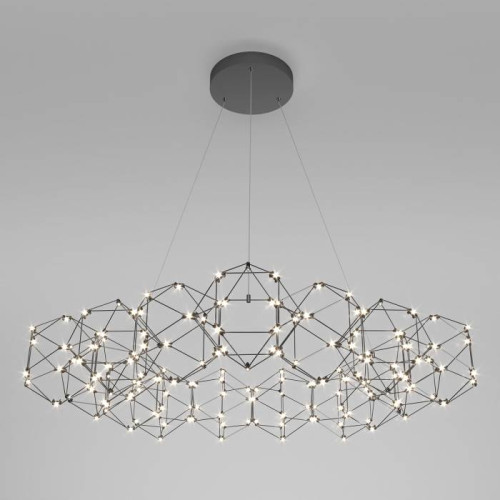 Подвесная люстра Eurosvet Uma 90169/15 черный жемчуг