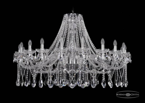 Подвесная хрустальная люстра 1413 Bohemia 1413/20/460 Ni
