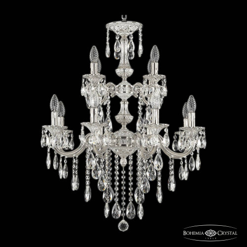 Подвесная хрустальная люстра 7201 Bohemia 72101/8+4/210/2d B NW