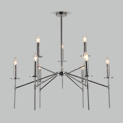 Люстра на штанге Eurosvet Anders 60142/9 хром Smart