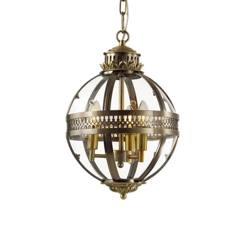 Подвесная люстра Delight Collection Residential KM0115P-3S antique brass
