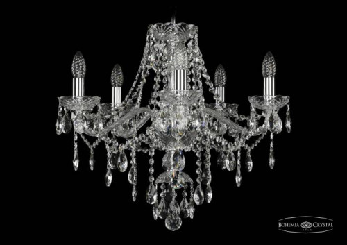 Подвесная хрустальная люстра 1415 Bohemia 1415/5/200 Ni