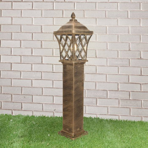 Уличный наземный светильник Elektrostandart Cassiopeya Cassiopeya F черное золото (GL 1018F)