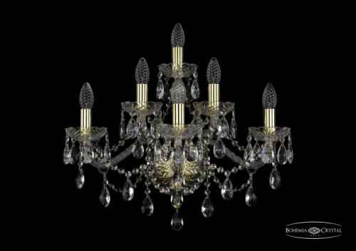 Настенное бра Bohemia 1415 1415B/3+2+1/220/G