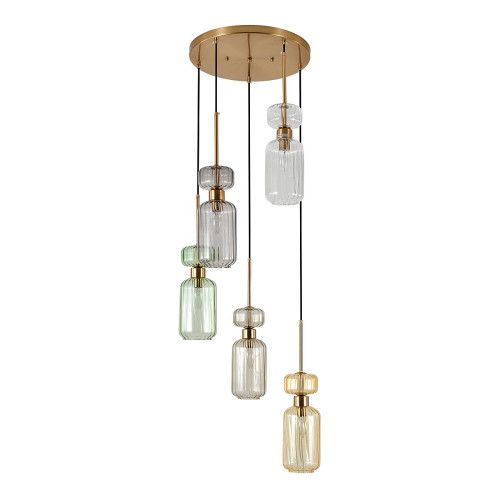 Светильник подвесной Escada Gloss 1141/5S CL/BG/GN/SM/AM