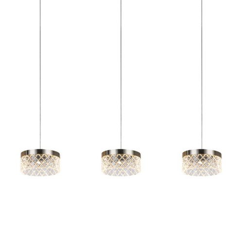 Светильник подвесной Delight Collection Diamond cut MD21020075-3B satin nickel