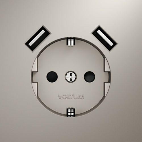 Розетка (Кашемир) Voltum Voltum S70 VLS040403