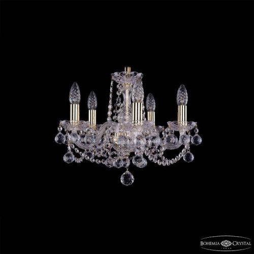 Подвесная хрустальная люстра 1402 Bohemia 1402/5/141 G Balls
