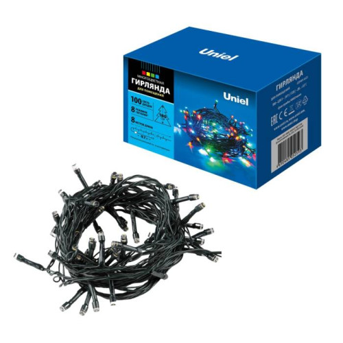 Гирлянда Uniel ULD-S0800-100/DGA MULTI IP20