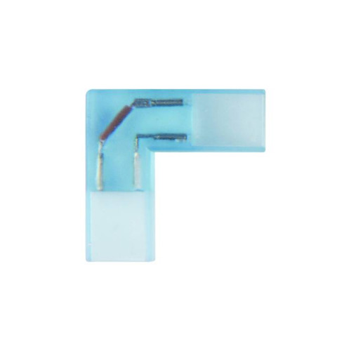 Соединитель контактный L-образный для светодиодных лент 220В 3528 Uniel UTC-K-22/A67-NNN CLEAR 005 POLYBAG