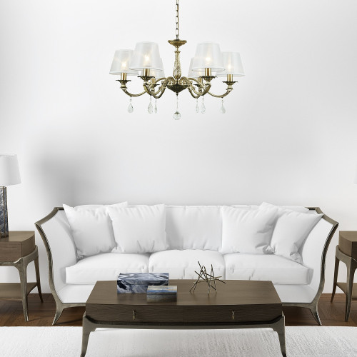 Подвесная люстра Gerhort G11046 G11046/6AB WT