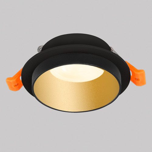 Светильник встраиваемый GU10 50W Черный/Матовое Золото IL.0029.0011-BMG