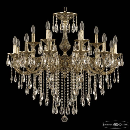 Подвесная хрустальная люстра 7101 Bohemia 71101/12+6/300 B GB