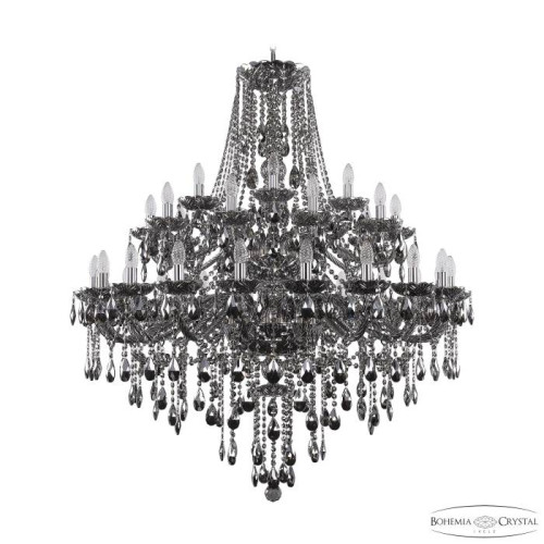Подвесная хрустальная люстра 1415 Bohemia 1415/20+10+5/400/2d Ni M781