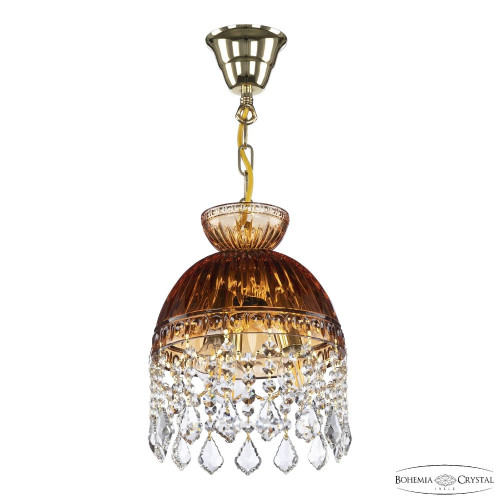Светильник подвесной Bohemia 5478 5478/22 G Amber/M-1G Leafs