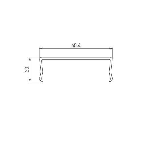 Экран для профиля Arlight Sl-Line 019312(1)