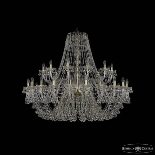 Подвесная люстра Bohemia 1409 1409/24+12/530 G