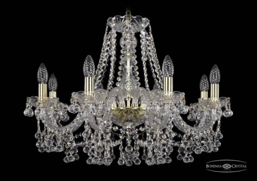 Подвесная хрустальная люстра 1409 Bohemia 1409/8/240 G
