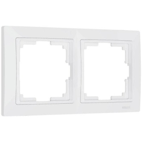 Рамка Werkel W0022001/ Рамка на 2 поста Snabb basic (белый)