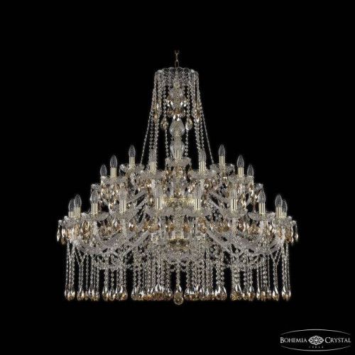 Подвесная хрустальная люстра 1413 Bohemia 1413/20+10+5/400/2d G K721