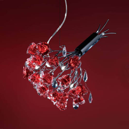 Люстра подвесная с цветочками Rosa EL325P04.2 Citilux