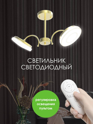 Потолочная люстра Мелодия Света Modern 005-M4-2 GD 000020675