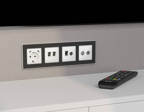 Розетка Ambrella Volt ALFA MA132510