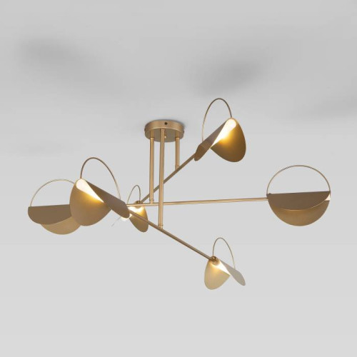 Потолочная люстра Eurosvet Grazia 70148/6 золото Smart