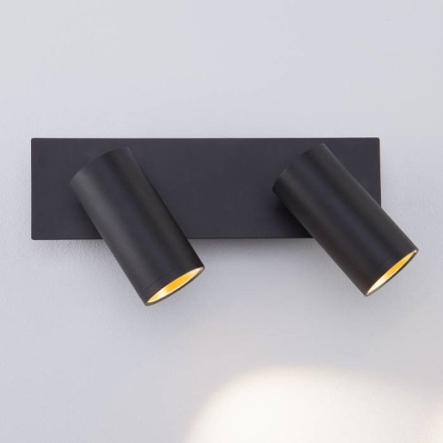 Светильник спот Eurosvet Fleur 20066/2 LED черный/золото