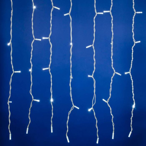 Занавес светодиодный с эффектом мерцания, 1,5х1,5м Uniel ULD-C1515-160/TWK WHITE IP67