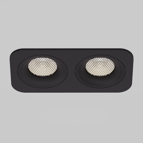 Встраиваемый светильник Elektrostandard Tetro 15277/LED 20W 4000K черный IP44