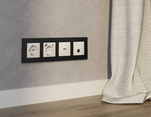 Розетка Ambrella Volt ALFA MA332005