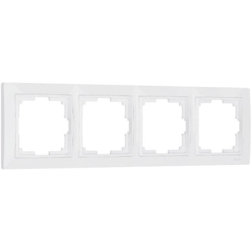 Рамка Werkel W0042001/ Рамка на 4 поста Snabb basic (белый)
