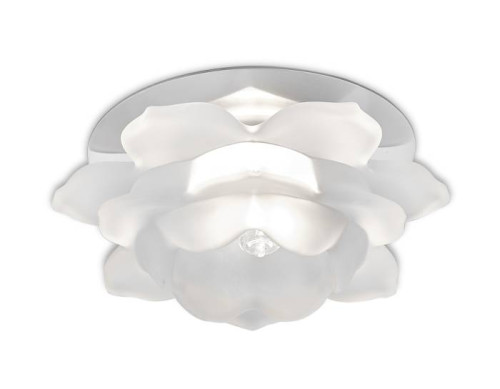 Встраиваемый светильник с цветочками Design D8188 CL/W Ambrella