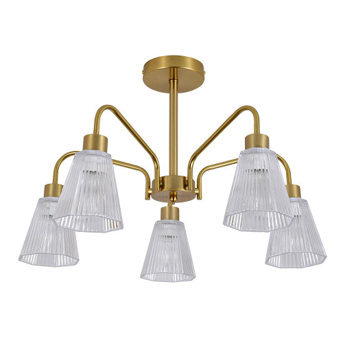 Потолочная люстра Escada Berzelia 150001/5R E14*40W Copper ES0000028