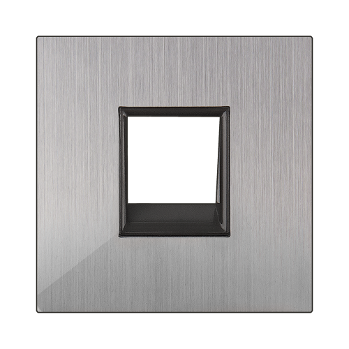 Werkel WL02-RJ-CP/ Накладка для розетки Ethernet RJ-45 и телефонной розетки RJ11 (глянцевый никель)