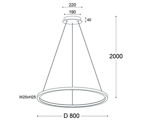 Подвесная люстра Italline IT013-6028 black 3000K