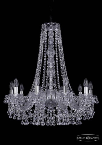 Подвесная хрустальная люстра 1409 Bohemia 1409/10/240/h-76 Ni