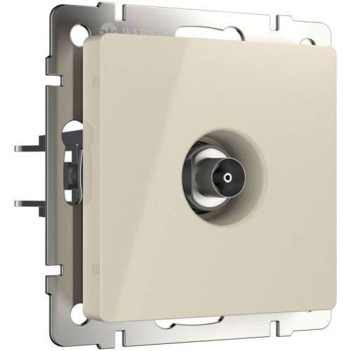 Розетка Werkel W1183003/ ТВ-розетка оконечная (слоновая кость)
