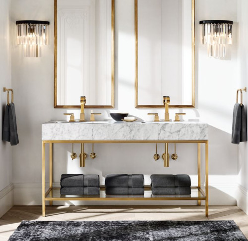 Настенное бра Delight Collection 1920s Odeon KR0387W-2B black/clear