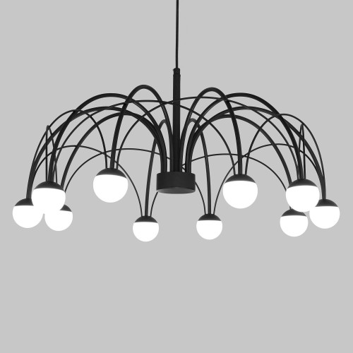 Подвесная люстра Eurosvet Ragno 90034/10 LED черный