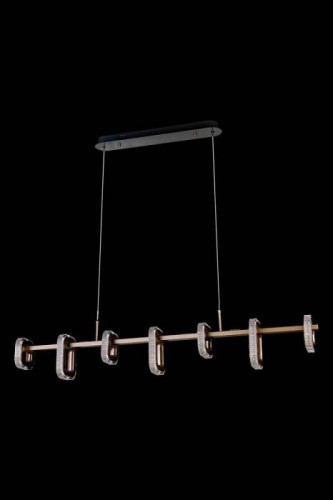 Светильник подвесной LEON Theona LE7701/7L Grey/Black Chrome